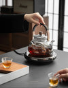 Glass Kettle Household Tea Set Small Steaming Teapot Electric Clay Stove Set
