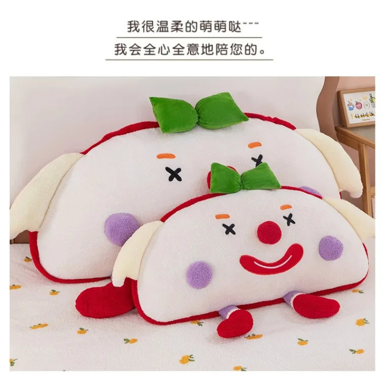 Cute Toast Clown Plush Toy Soft Bread Pillow
