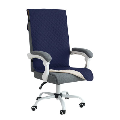 Office Chair Cover Anti-slip Long Boss Office Chairs Pad 1piece with Elastic Strap Swivel Computer Dust Armchair Slipcover