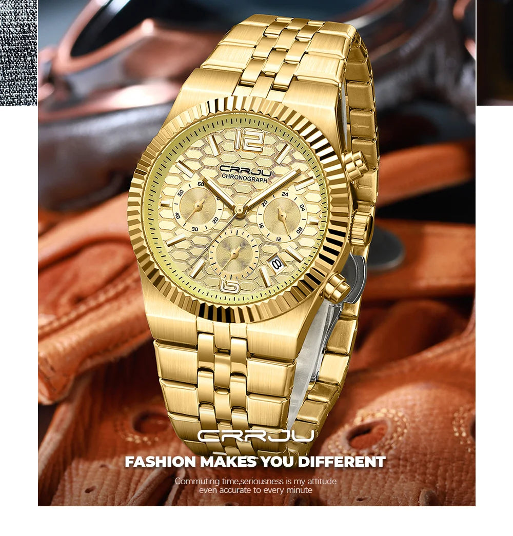 Classic Men's Automatic Date Watch Stainless Steel Quartz Elegant Round Case Luminous Versatile Fashion Night Light 2323