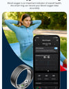R03 Smart Ring Men Women, Battery Life 39 Days, Health Monitor, IP68 & 5ATM Waterproof, Multi-sport Mode