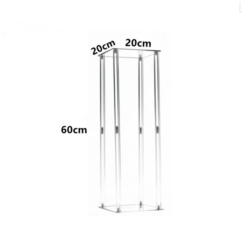 Wedding Centerpieces Acrylic Vases Flowers Stand for Birthday Party Tables Decorations Window Display Rack Cake Stand Home Decor