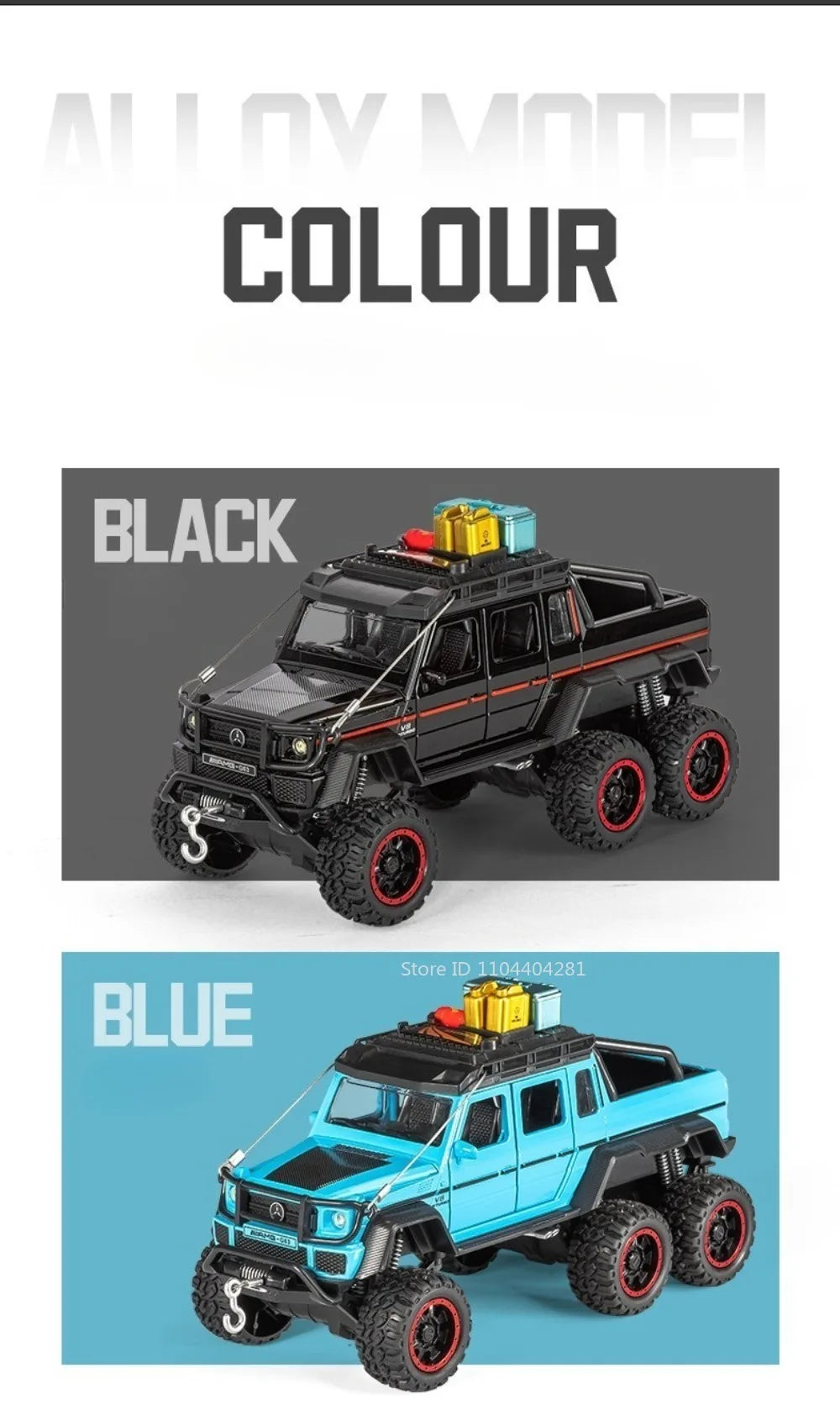 1:24 G63 G550 Diecast Alloy Miniature Model Toys Cars Sound Light Pull Back Doors Opened Off-road Vehicles Boys Birthday Present