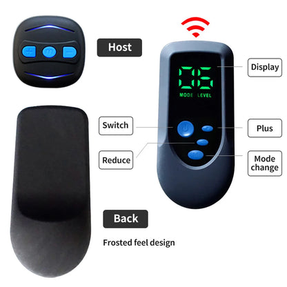 Electric Foot Massager Pad With Remote Control of Foot Massage Pads USB Charging Portable Foldable Massage Mat