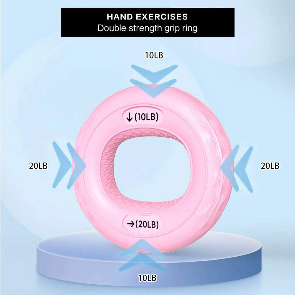 Hand Grip Strengthener, Grip Strength Trainer, Finger Exerciser Set,Silicone Hand Gripper, Gym Home Exercise Fitness Equipment