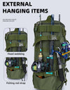 Large Capacity Fishing Gear Storage Backpack Fishing Bag Wet Dry Separation Splash-proof LUYA Bag Hiking Fishing Camping Packs