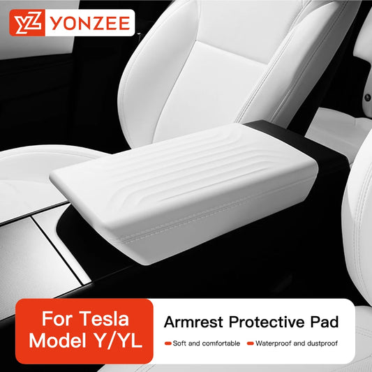 TPE Armrest Cover for Tesla Model Y Juniper Model YL and Model 3 Highland Center Console Protector