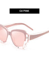 Trend Women Irregular Frame All-match Fashion Sunglasses Metal Hinge Electroplating Technology