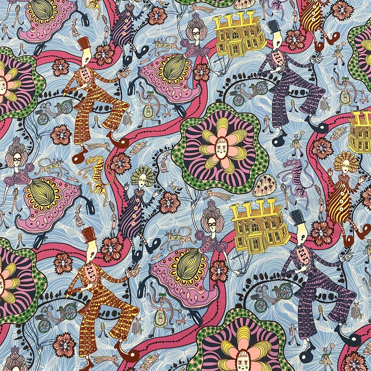 80s 100% Cotton Poplin Like Liberty cotton fabric meter 2025 Shirley Smith Sewing Making Dress Clothing Handmade Kids Dly cloth