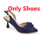 A PAIR SHOES D.BLUE