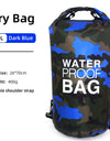 30L 15L Waterproof Dry Bags With Wet Separation Pocket Backpack For Kayaking Boating Swimming Outdoor Sports Bag XAZ9