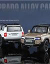 1/32 PRADO Land Cruiser Alloy Car Model Diecast Metal Off-road Vehicle Car Model Simulation Sound and Light Toy Gift