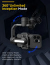 Gimbal Stabilizer for Smartphone Professional Industry-Standard 3-Axis Phone Gimbal with Extendable Rod