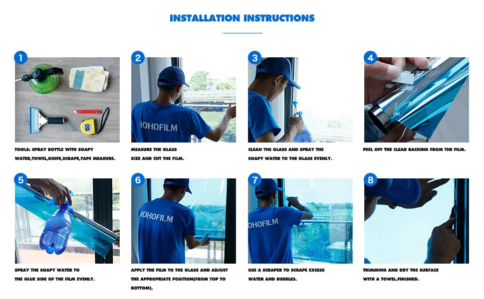 3 Metre Clear Safety & Security Window Film Anti Shatter Glass Protection Sticker Transparent Explosion-Proof Film Self-Adhesive