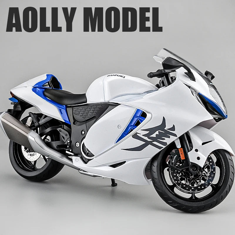 1:9 Kawasaki H2R Ninja V4S S1000RR Alloy Die Cast Motorcycle Model Toy Vehicle Carrying lights Off Road Autocycle Toys Car