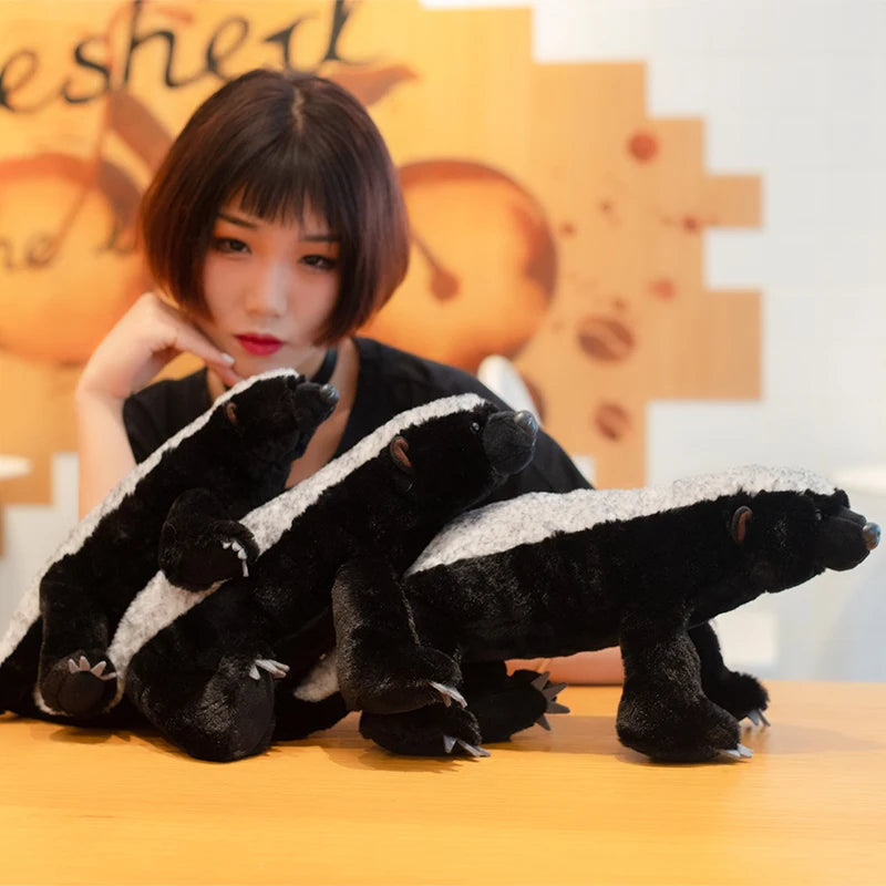 Honey Badger Plush Stuffed Animal Soft Ratel Pillow