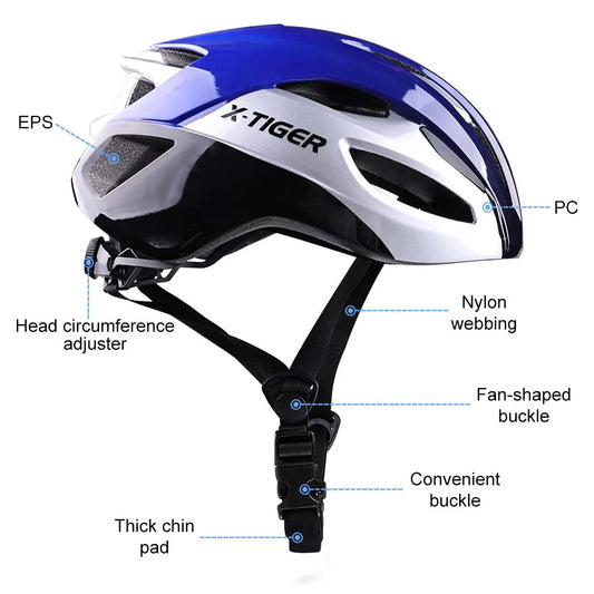 Lightweight One Piece Cycling Helmet For MTB And Road Riding