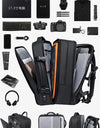 Travel Backpack Men Business Backpack School Expandable USB Bag Large Capacity 17.3 Laptop Waterproof Fashion Backpack