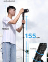 Metal Tripod Monopod for Camera DSLR Smartphone Monopod Stable and Portable Selfie Stick Hiking Pole Stick