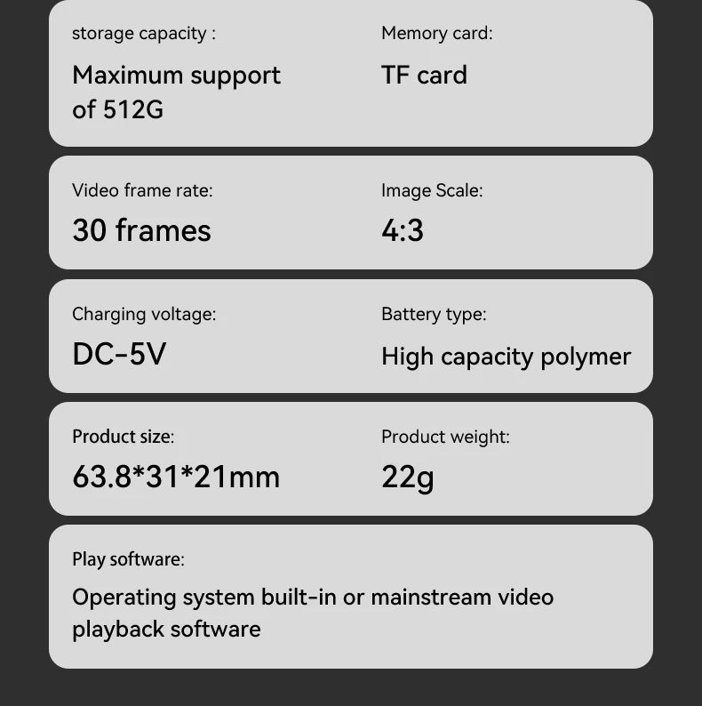 1080P Thumb Camera Portable Mini Action Camera megnetic Attraction Helmet Cam Pet Sport Video Recorder 0.96 Inch Display Bodycam