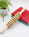 1 PCS Wood Massage Roller Trigger Points Home Gym Manual Wooden Fascia Massage Roller for Release Cellulite Sore Muscle Blasting