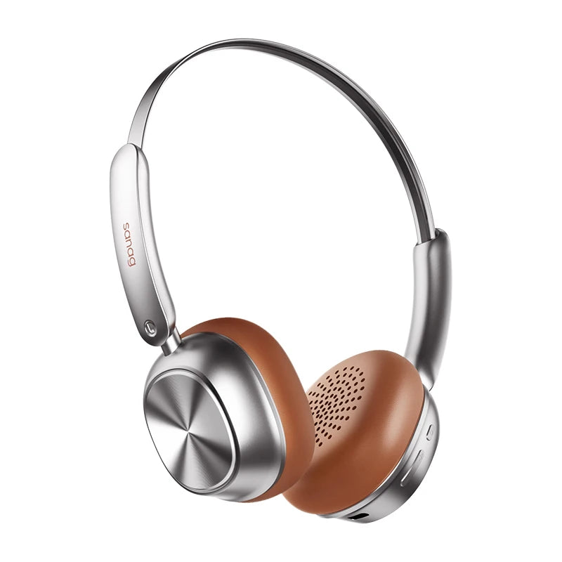 D20S Retro Headband Headphones Bluetooth 5.4 Sport Earbuds HiFi Sound Noise Cancelling Headband Earphones for Running