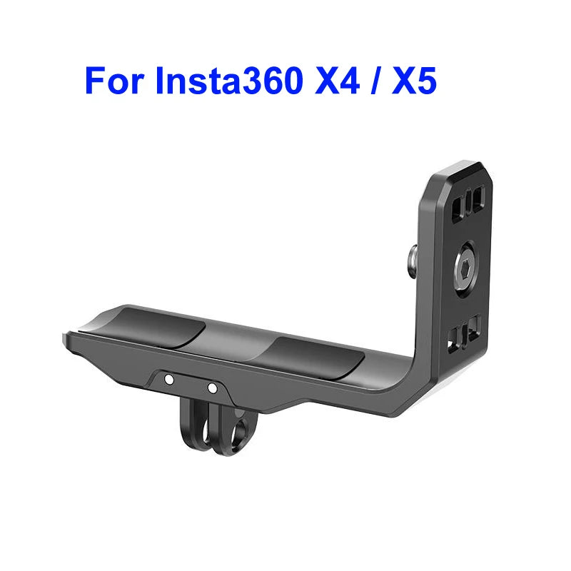 Quick Release Metal L Bracket for Insta360 X4 X5 and X6 Cameras