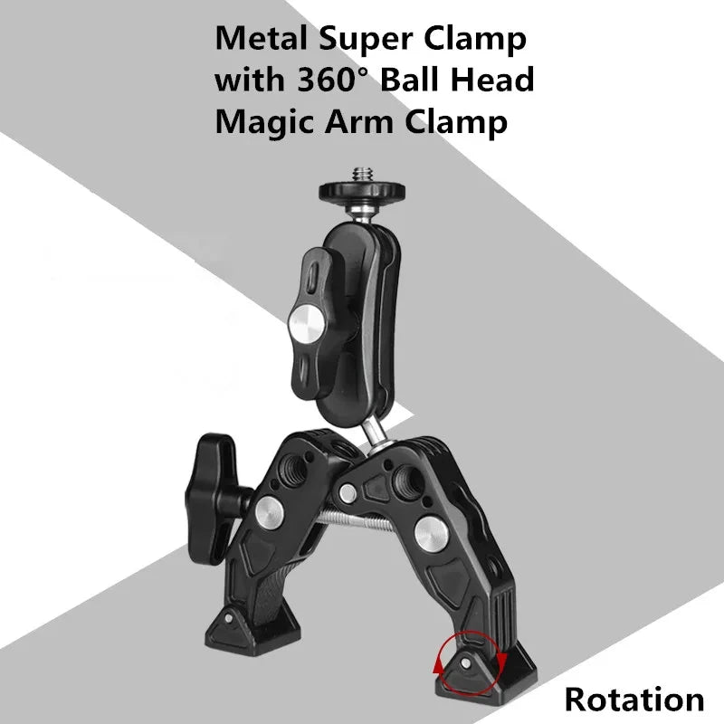 Action Camera Bicycle Motorcycle Handlebar Mount Selfie Stick Bracket