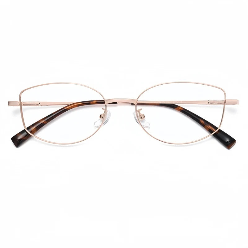 Retro Alloy Blue Light Blocking Progressive Multifocal Prescription Glasses