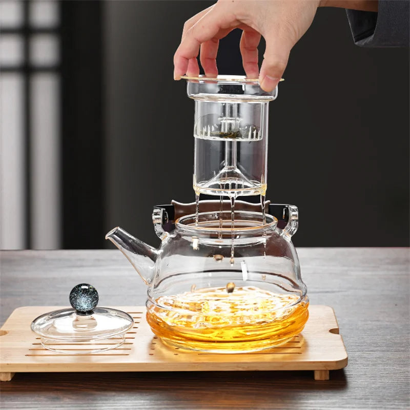 1000ml Stovetop Safe Borosilicate Glass Teapot with Infuser