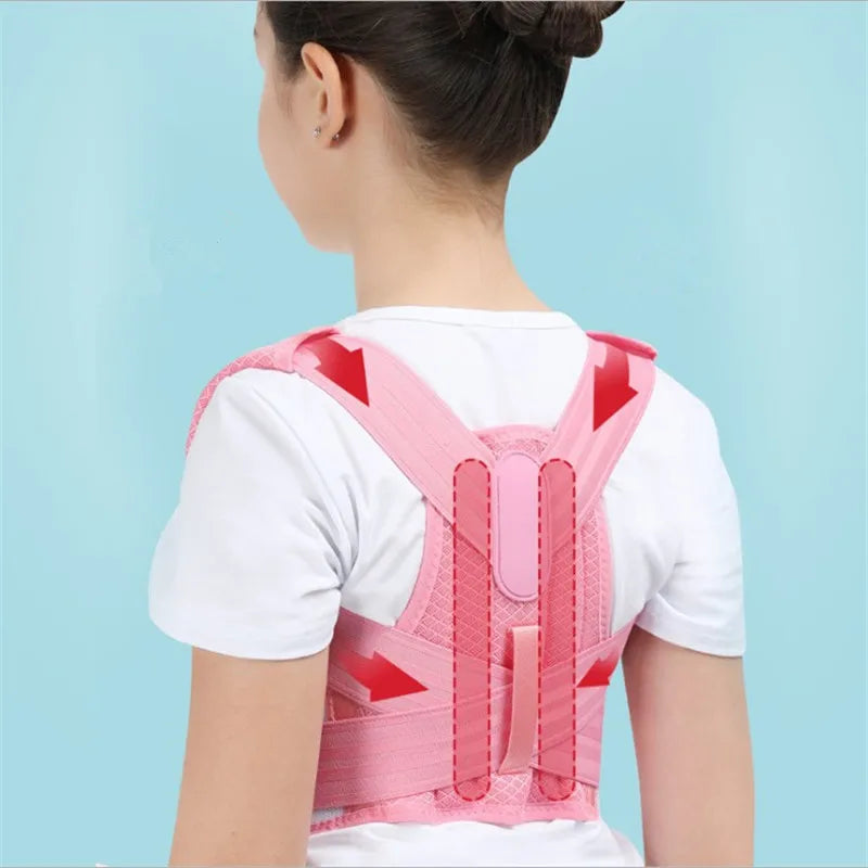 Adjustable Children Posture Corrector Back Support Belt Kids Orthopedic Corset For Kids Spine Back Lumbar Shoulder Braces Health