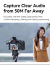 3-in-1 Wireless Lavalier Microphone for iPhone Android PC Computer Camera Real-time Monitoring  Noise Reduction Mic