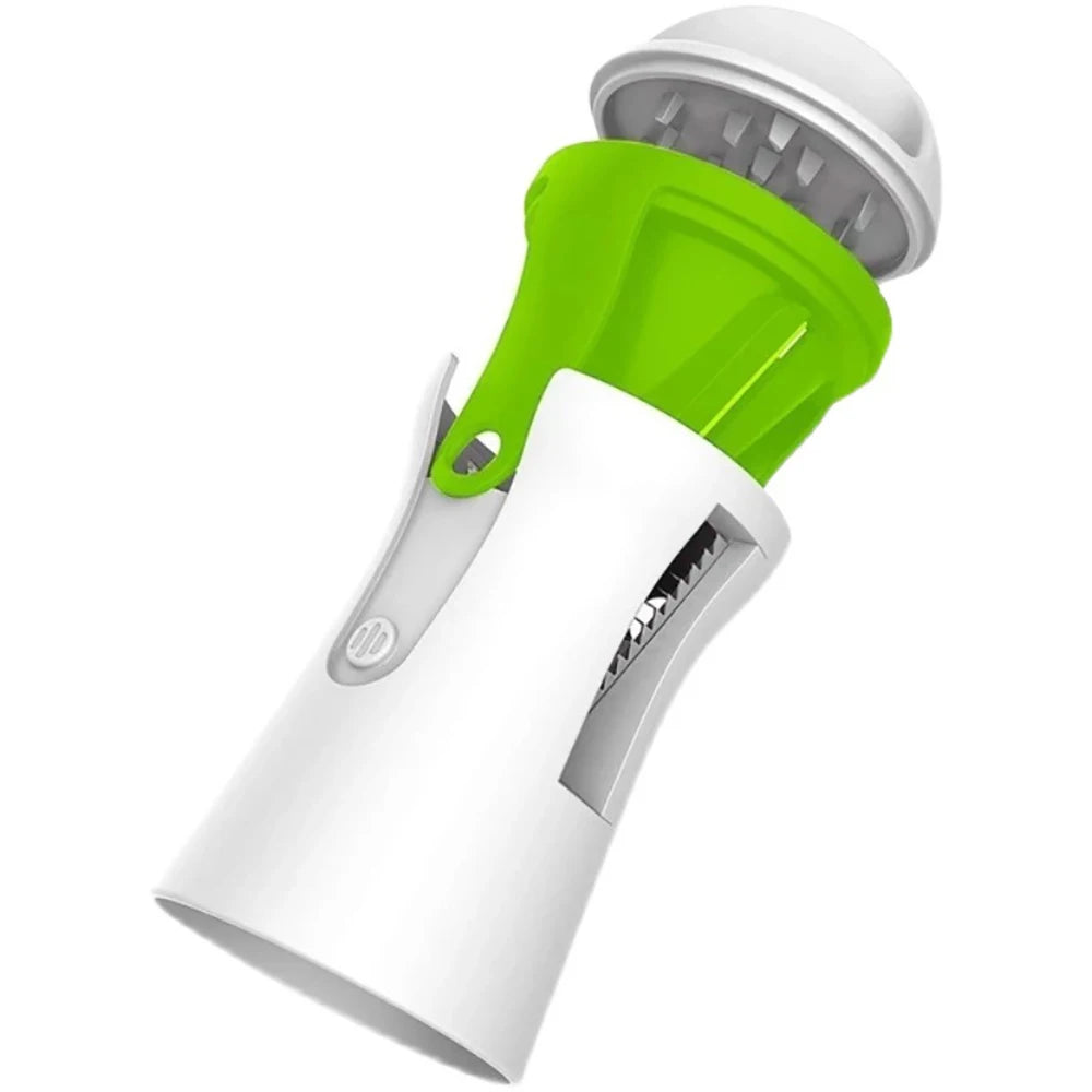 Heavy Duty Spiralizer Vegetable Slicer Handheld Stainless Steel Peeler Spiral Slicer Cutter Zucchini Pasta Noodle Spaghetti Make