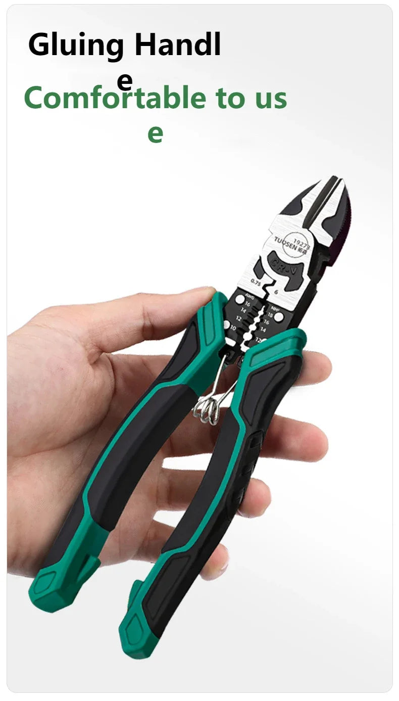 Multifunctional Universal Diagonal Pliers Needle Nose Pliers Hardware Tools Universal Wire Cutters Electrician Wire Pliers Set