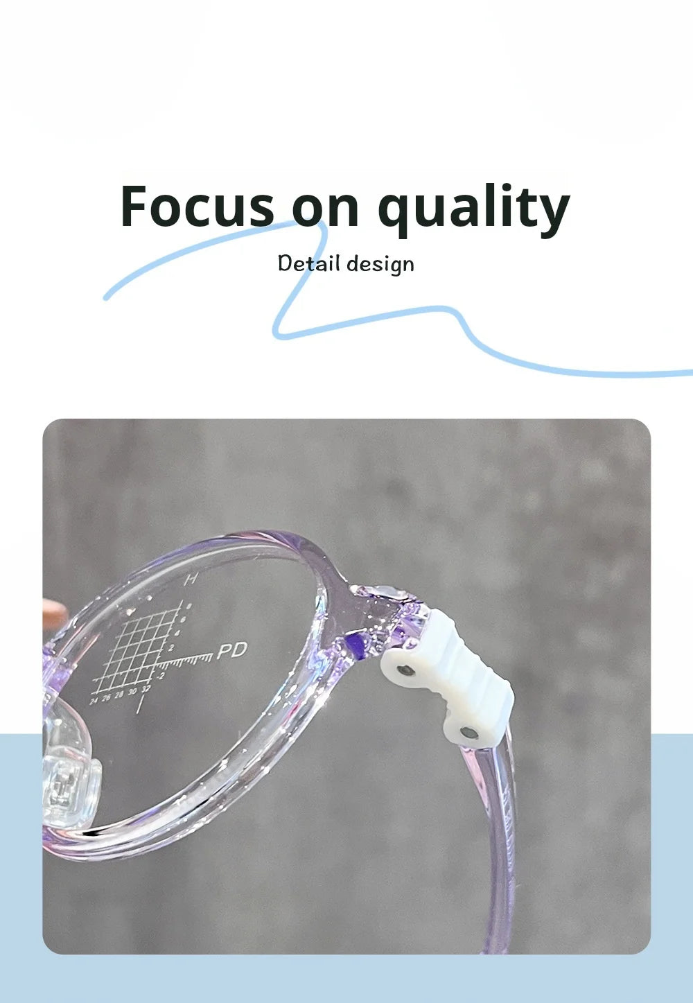 Retro Round Lightweight Flexible Plastic Eyeglasses Frames