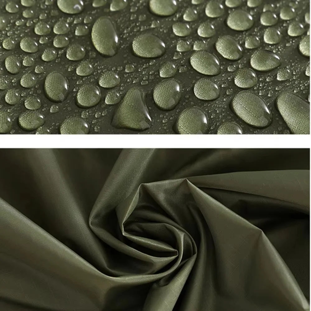 Three in One Waterproof Rain Poncho with Hood and Sleeves for Hiking
