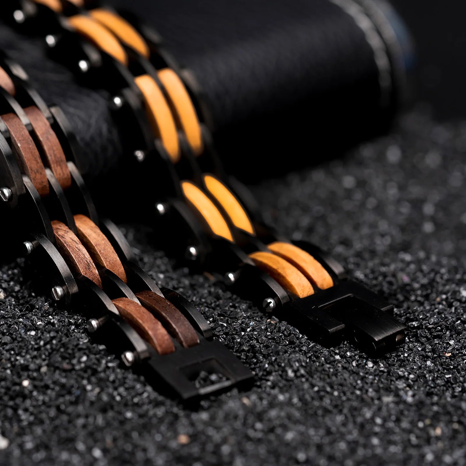 Fashion Bracelet for Metal Stainless Steel Wood Strap Jewelry Bracelets