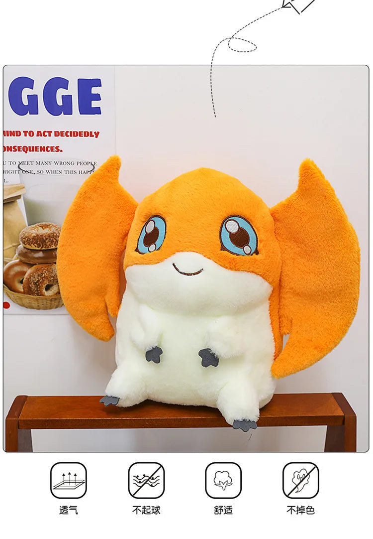Cute Digital Beast Plush Toy Soft Cuddly Pillow