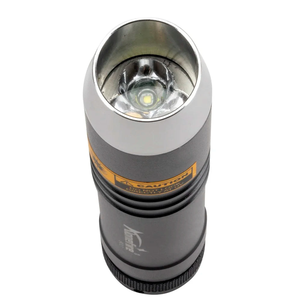 3 In 1 White Yellow UV 365nm Rechargeable LED Flashlight