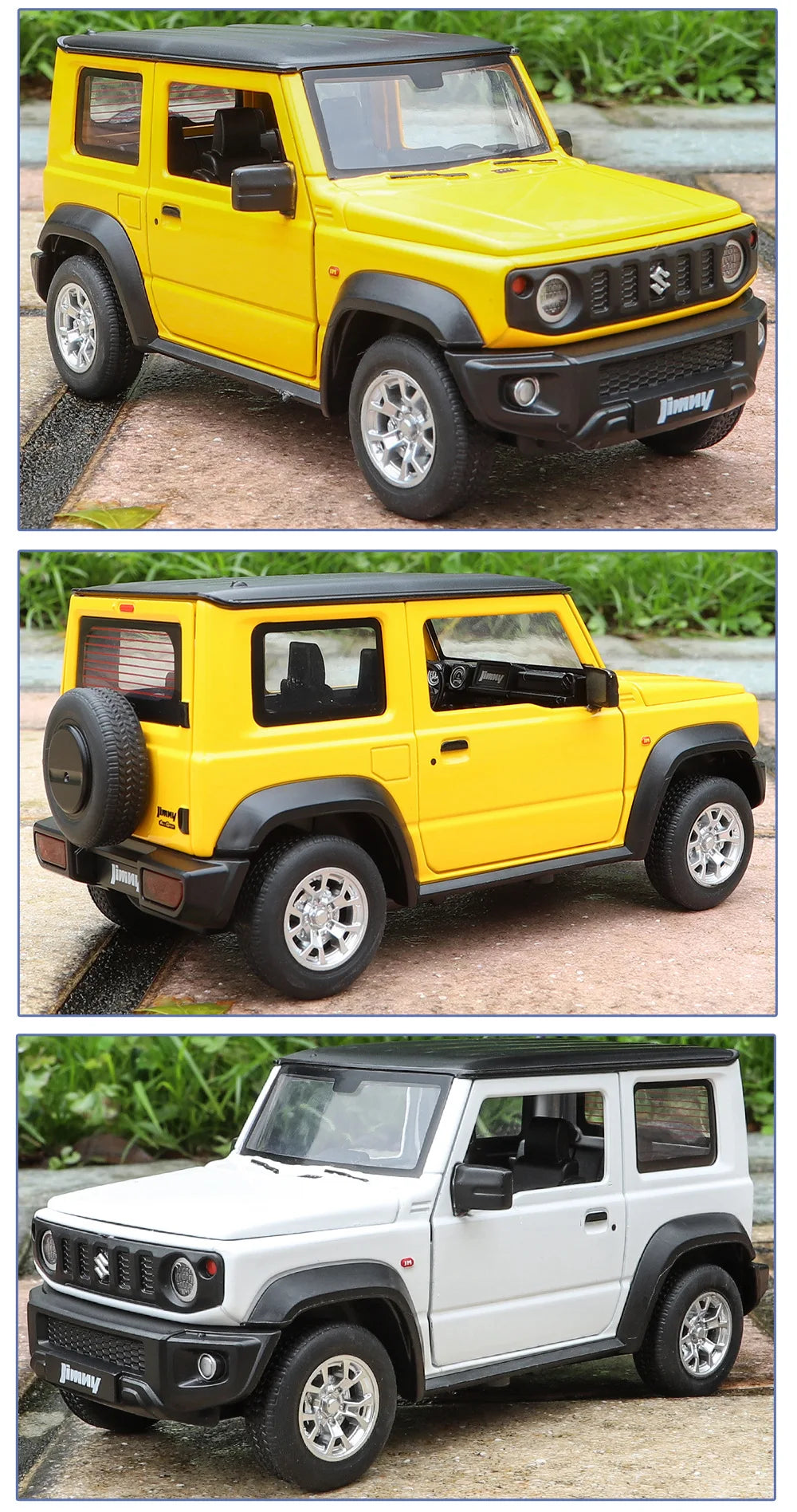 1:24 SUZUKI Jimny Alloy Car Model Diecasts Metal Off-Road Vehicles Car Model Simulation Sound and Light Collection Toy Gift