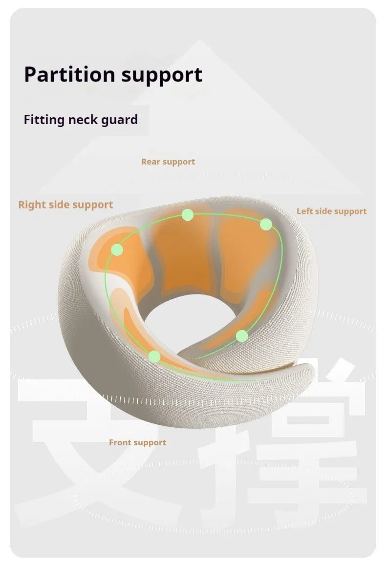 U-Shaped Neck Pillow Neck Support Slow Rebound Adjustable Travel Neck Pillow Washable Memory Foam Sleep Nap Pillows Travel Use