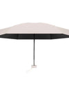 A solid color umbrella with a capsule box and a foldable umbrella for easy travel The umbrella is suitable for both sunny and r