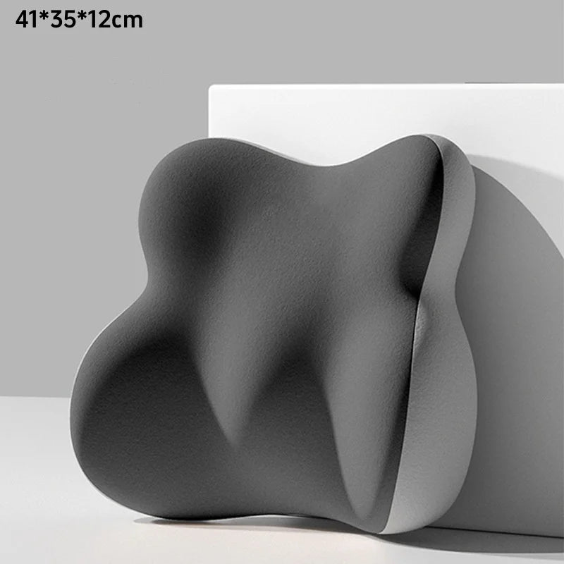 Memory Foam Lumbar Back Cushion Car Office Chair Lumbar Cushion Postpartum Waist Support Multi Functional Pain Relief Pillow
