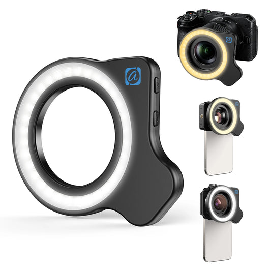10X to 20X Zoom Macro Smartphone Lens with Fill Light