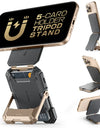 Tripod Phone Stand Credit Card Holder for iPhone 16/15/14/13/12 Adjustable Phone Stand Compatible with MagSafe