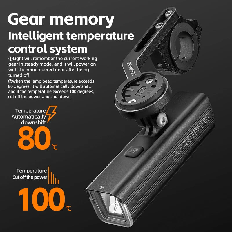 1500LM Bike Front Light Aluminum Waterproof Bicycle Headlight LED Lamp Flashlight Handlebar MTB Road Cycling Light