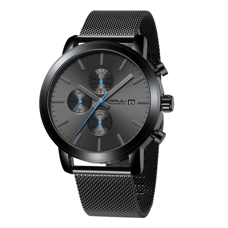 Luxury Man Watch High Quality Waterproof Chronograph Wristwatch Quartz Casual Clock relogio masculino