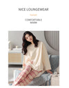 Women’s 2-Piece Pajama Set – Long Sleeve Top & Pants, Loose & Comfortable Winter Loungewear