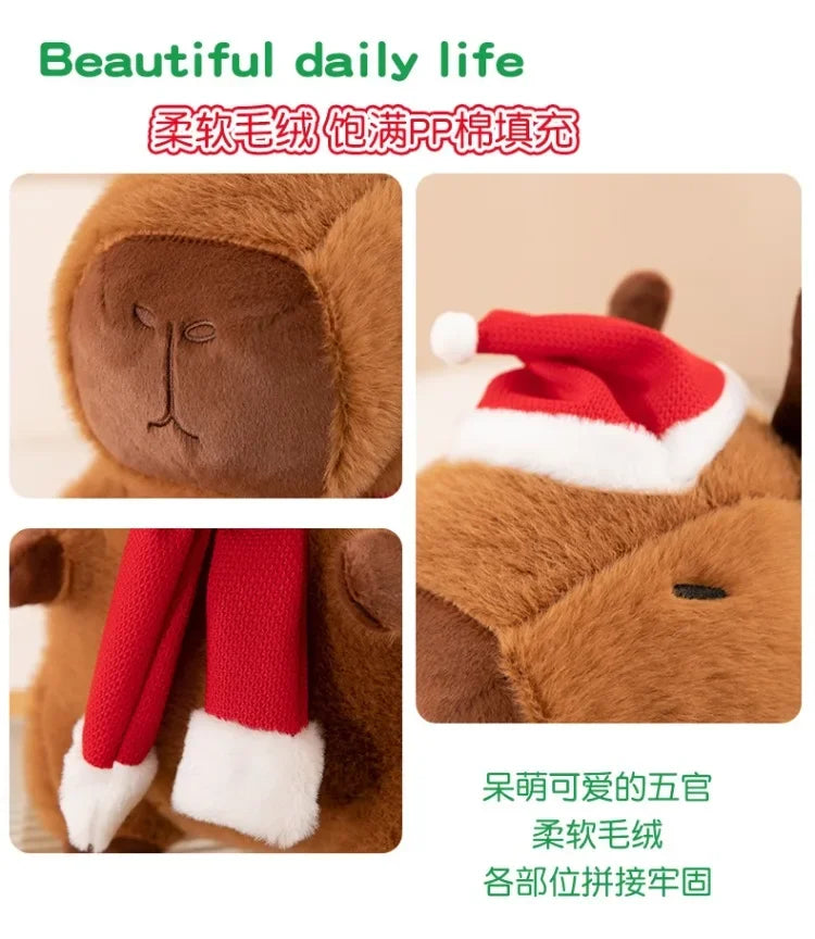 New 50cm Kawaii Capybara Plush Toy Capybara Stuffed Doll Christmas Gift Kids Birthday Xmas Present Cuddly Pillow Factory