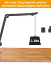 Multifunction Desk Setup Stand Microphone Desktop Stand for Microphone Smartphone Camera Live-streaming